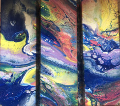 Color In Motion Triptych